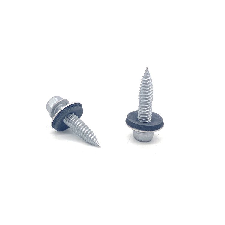 1022A+SCM435 304+410 Hot Rust Treasure Stainless Steel Self Tapping Screws Bi-Metal with EPDM Washer