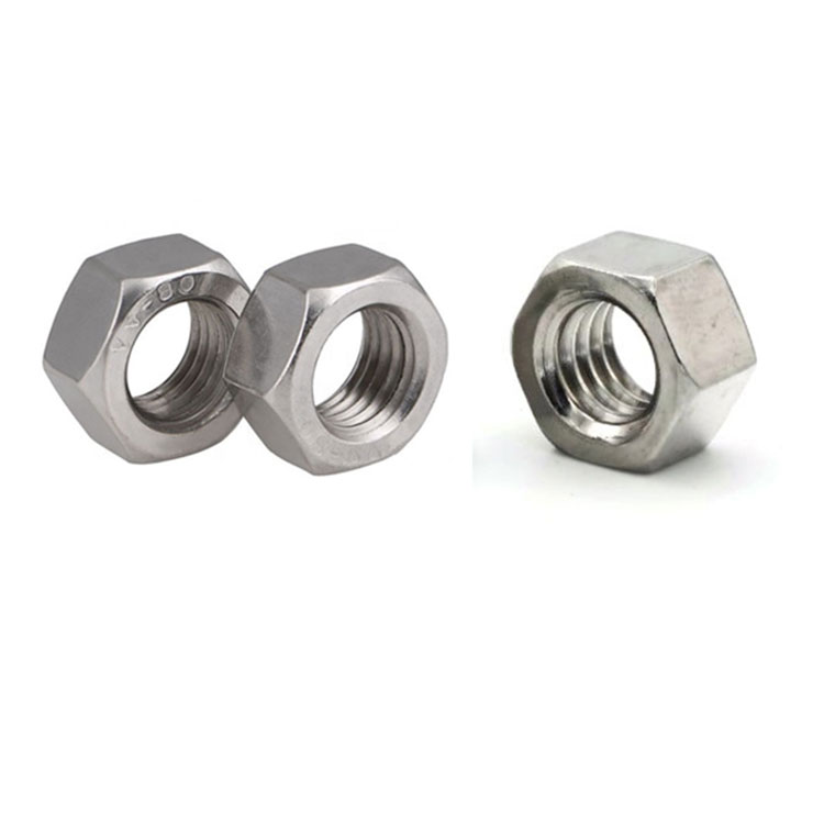 A194 M3 M5 ສະແຕນເລດ 304 DIN934 China Bolt And Nut ຜູ້ຜະລິດ Hex Nut