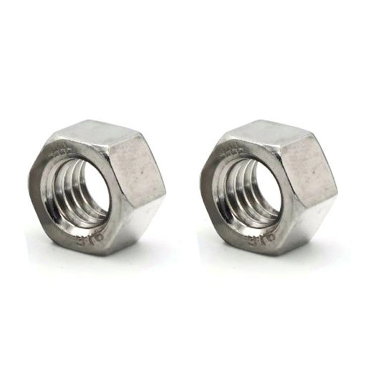 A563 M6 M24 ຜູ້ຜະລິດສະແຕນເລດ 304 Hex Nut DIN934 China Bolt And Nut