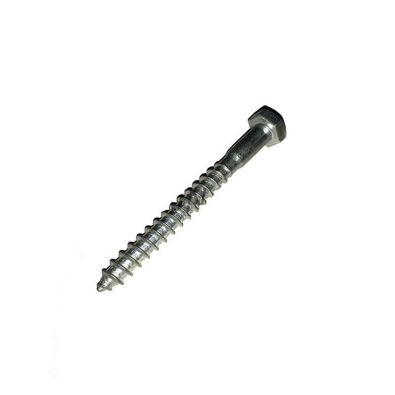 ເຫຼັກກາກບອນ Gr4.8 Zinc Plated Screw ໄມ້