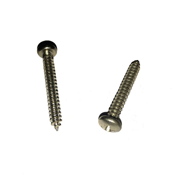 DIN 7981 ສະແຕນເລດຫົວຫນ້າ Pan Phillips ຕົນເອງ Tapping Screw