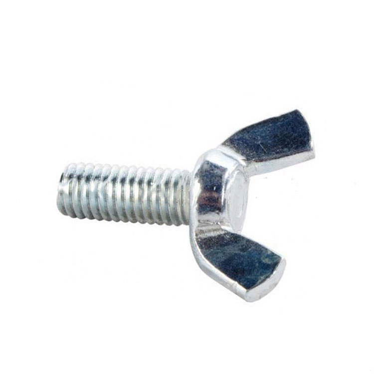 DIN316 Grade 4.8 Carbon Steel Blue Zinc Plated Butterfly Bolt Wing Bolt