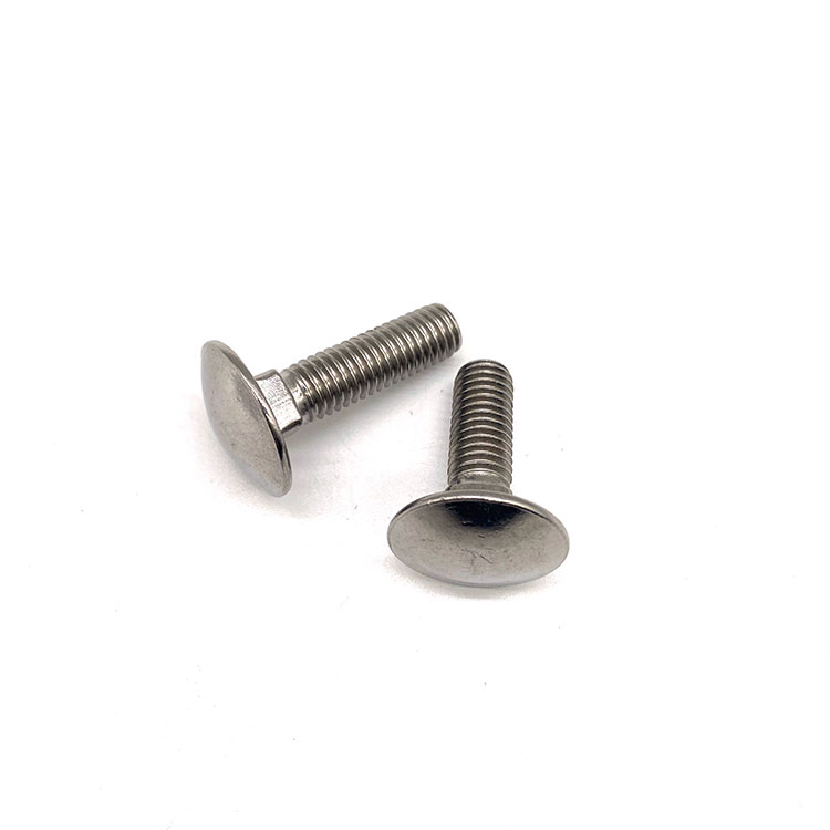 DIN603 A4-70 A4-80 ສະແຕນເລດສະແຕນເລດ 314 316 M6 M12Carriage Bolt