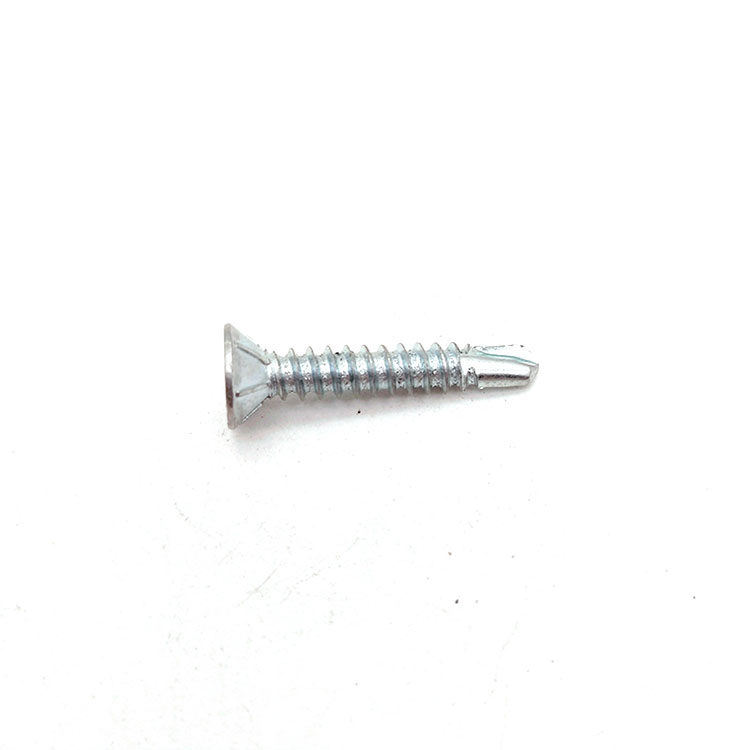 DIN7504 Carbon Steel Zinc Plated Cross Recessed Countersunk Head Self-drilling Tapping Screws