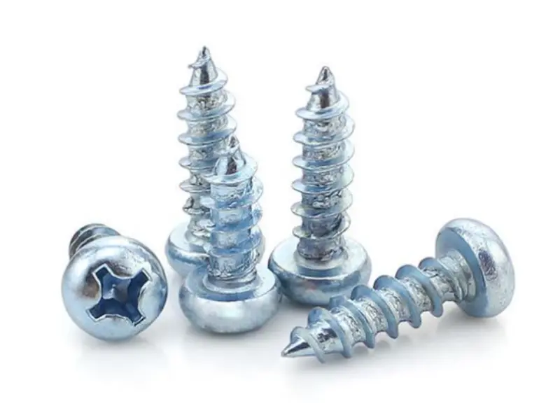 DIN7981 Phillips Pan Head Self Tapping Screw Zinc Plated