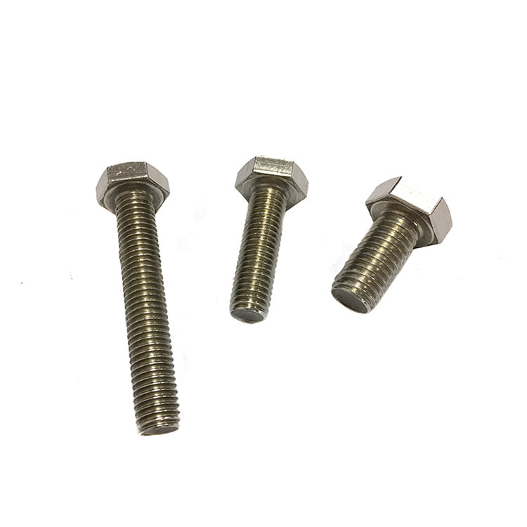 DIN933 ASME B18.2.1 High Quity Stainless Steel 304 316 316L A2 A4 Hex Bolt