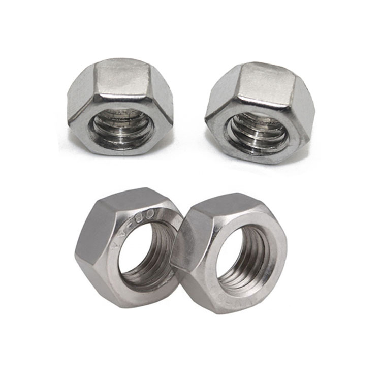 DIN934 ສະແຕນເລດສະແຕນເລດ A2 A4 Hex Head Nut M6 M8 M10 ປະເພດຕ່າງໆຂອງແກ່ນແລະໂບ