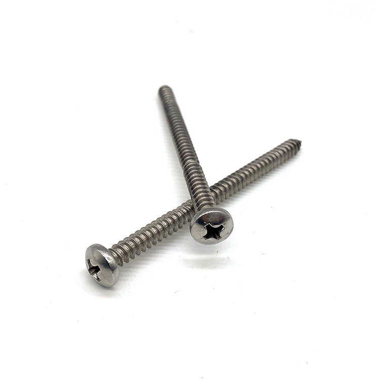 ເຄື່ອງ Fastener Screw Pan / Countersunk Head Depot ສະແຕນເລດ Post Screw ປາດດ້ວຍຕົນເອງ