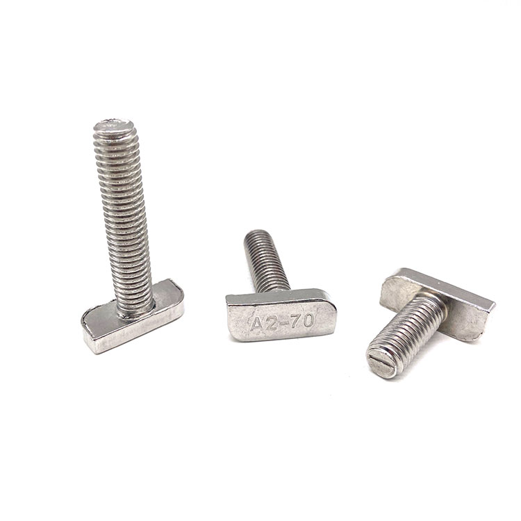 Fastener Stainless Steel 304 316 A2 T Shape Solt Bolt ສໍາລັບພະລັງງານແສງຕາເວັນ