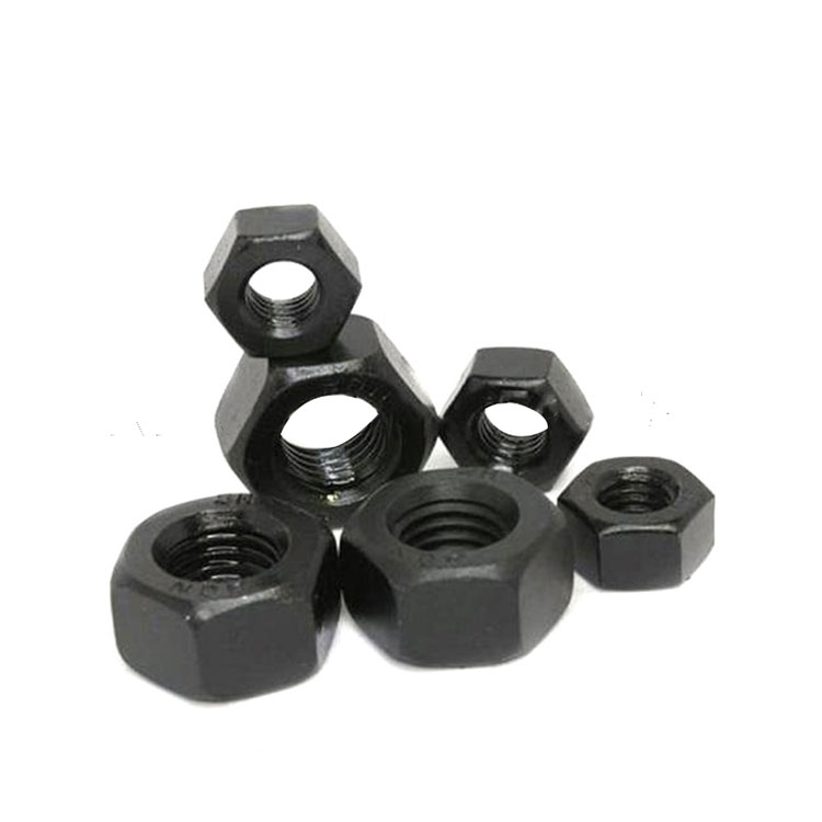 Gr 8 Carbon steel High Tensile Black DIN6915 Hex Hex Nuts