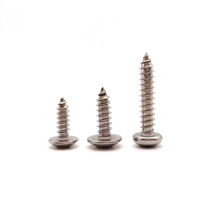 ສະແຕນເລດ 304 316 Flat Head Self Tapping Screws