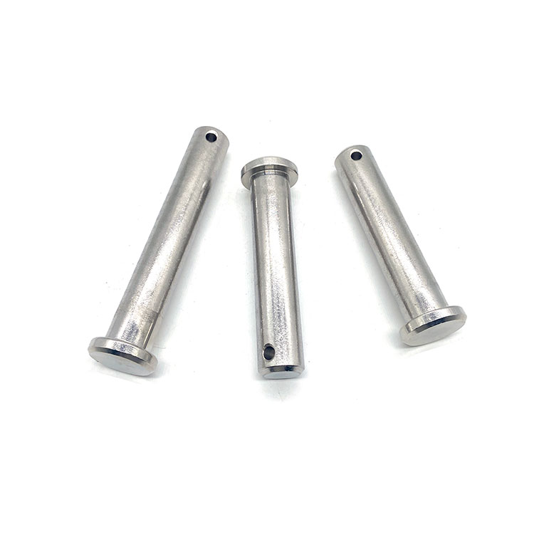 Hot Sale Stainless Steel Grooved Lock Pin M3 M4 M5 Flat Head Clevis Pin with groove