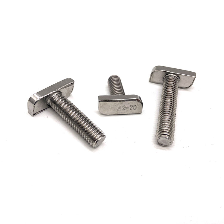 M3 M8 M12 Customized Stainless Steel 304 316 A2 A4 T ຫົວ Bolts