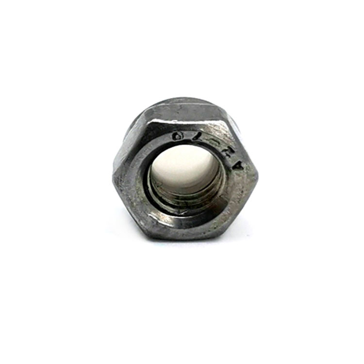 ສະແຕນເລດ SS304 316 Hexagon Domed White Nylon Cap Nuts