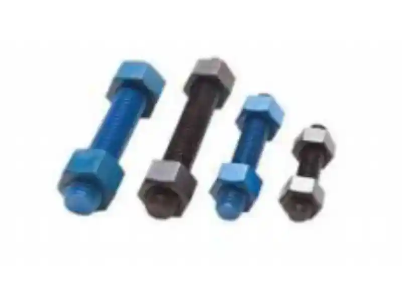 PTFE Bolts Stud ເຄືອບດ້ວຍແກ່ນ Hex