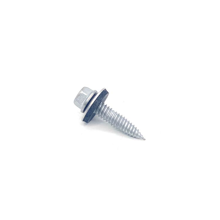 SS304+Scm435 Hex Flange Self Tapping Screws Bi-Metallic ດ້ວຍເຄື່ອງຊັກຜ້າ EPDM