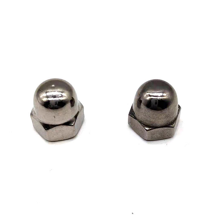 ສະແຕນເລດ 304 316 M4 M6 M10 Hex Cap Nuts