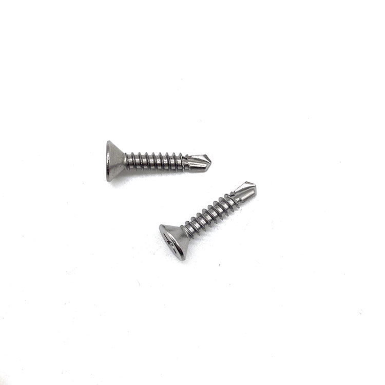 ສະແຕນເລດ 304 DIN7504p Flat Countersunk Head Bugle Head Self Drilling Screw