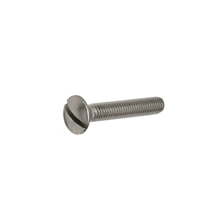 ສະແຕນເລດ A2-70 316L Slotted Countersunk Head Machine Screw