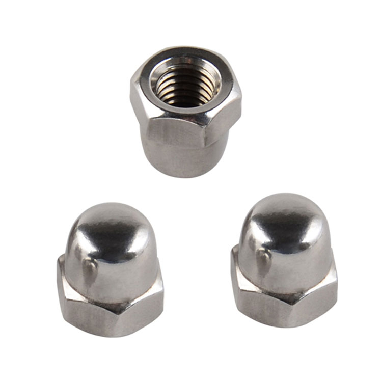 Stainless Steel Cap Nut China ຂາຍສົ່ງສະແຕນເລດ Hex Domed M5 Cap Nut ສໍາລັບຮາດແວ