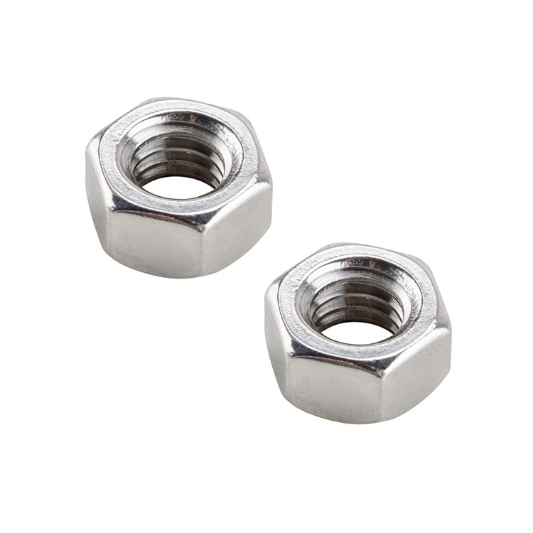 ສະແຕນເລດ Ss304 Ss201M2 M8 A194 Bolts ແລະແກ່ນ M45 Fasteners Hex Nut