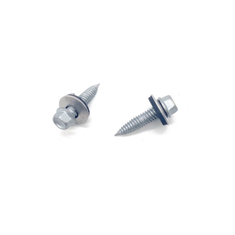 ສະແຕນເລດ SS304 SS316 Ss410 Hex Flange Head Roofing Screw /Bi-Metal Screw/Self Tapping Screw