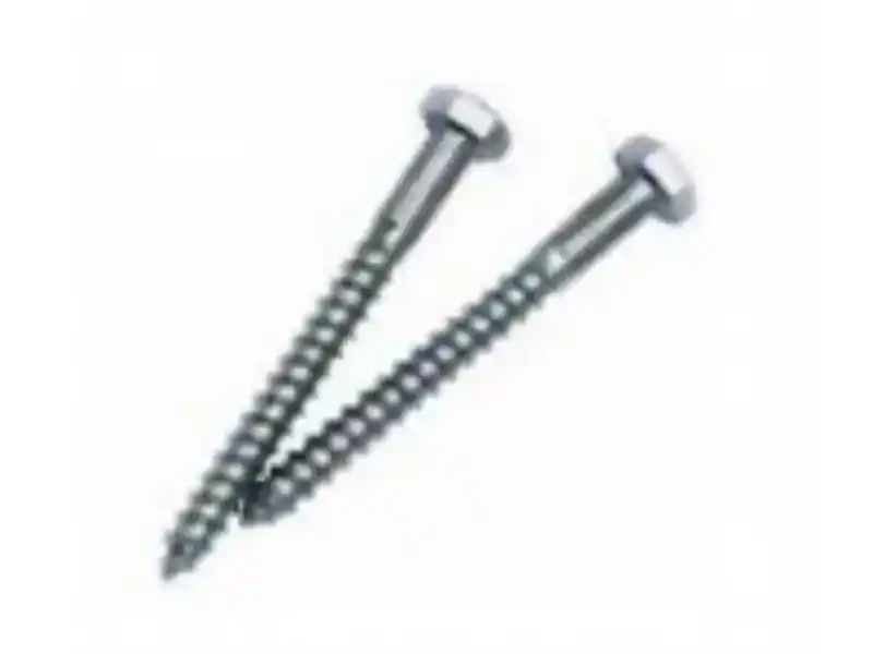 ສັງກະສີ plated ຫນັກຫນ່ວງ Screws ໄມ້ Hex Lag